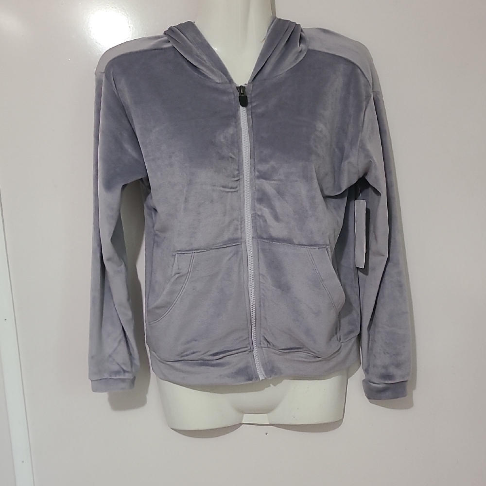 Zella Gray Dapple Velvet Jacket